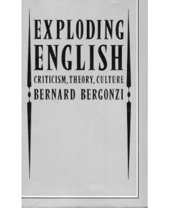 Exploding English: Criticism, Theory, Culture