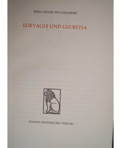 Euryalus und Lucretia. Vorzugsdruck.