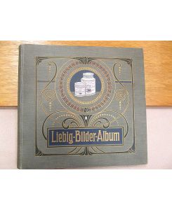 Liebig-Bilder-Album. Album mit 43 lose eingesteckten Serien a je 6 chromolithographierten Bildern. ( gesamt 258 Liebig-Bilder mit Themenschwerpunkt: Theater – Oper – Feste ).