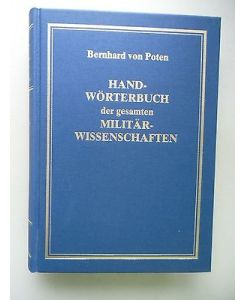 Handwörterbuch der gesamten Militärwissenschaften 1878/Reprint Band 4 Militär
