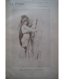 La Plume 172. Numero spécial de 1896 consacré à Félicien Rops. Mit illustriertem Titelbild und zahlreichen Textillustrationen von Felicien Rops.