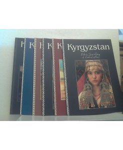 Kyrgyzstan: A Land of Treasure, Wonder and Mystic Awe. [A boxed set of 6 books:] a. ) V. Kadyrov: Ethnic Jewellery of Central Asia / b. ) The Art of Nomads / c. ) Mystic Simaluu-Tash / d. ) Traditions of Nimads / e. ) Lake Issyk-Kul - Pearl of the Tien Shan / f. ) S. Dudashvili: A Land of Treasure, Wonder and Mystic Awe.
