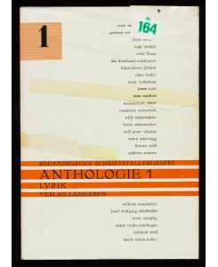Anthologie 1 : Lyrik. Regensburger Schriftstellergruppe.