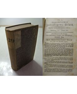 Luzernisches Intelligenz-Blatt. Jg. 1829 (52 Nummern in einem Band, komplett).