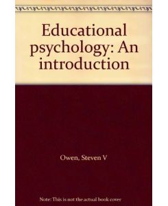 Educational psychology: An introduction