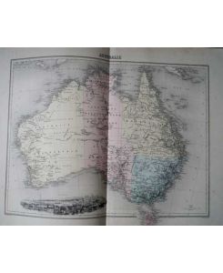 Nouvel Atlas Illustré Geographie Universelle Mit 62 doppelblattgroßen gestochenen Karten.