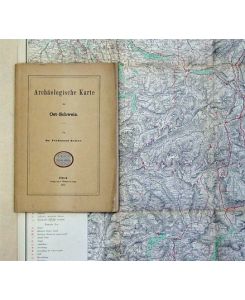 Archäologische Karte der Ost-Schweiz.