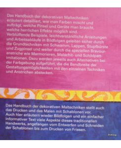Handbuch der dekorativen Maltechniken.