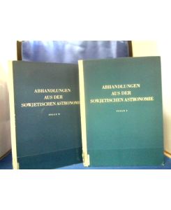 Abhandlungen aus der sowjetischen Astronomie. Folge I+II = 2 Bände. -  - =(6. bzw. 27. Beiheft zur Sowjetwissenschaft.)