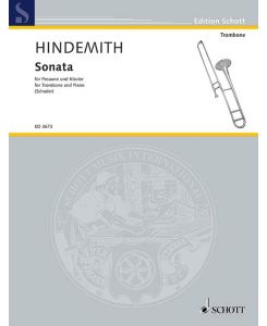 Sonata  - Nach dem Text der Ausgabe Paul Hindemith. Sämtliche Werke herausgegeben von Luitgard Schader, (Reihe: Edition Schott)