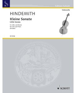 Kleine Sonate  - Nach dem Text der Ausgabe Paul Hindemith. Sämtliche Werke herausgegeben von Luitgard Schader, (Reihe: Edition Schott)