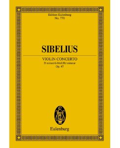 Violinkonzert d-Moll op. 47  - (Reihe: Eulenburg Studienpartituren)