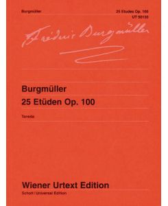 25 Etüden op. 100  - Nach der Erstausgabe editiert, (Serie: Wiener Urtext Edition)