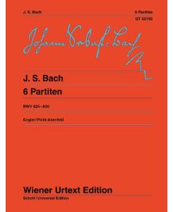 Sechs Partiten BWV 825-830  - Klavierübung I. Nach verschiedenen Exemplaren der Originalausgabe herausgegeben, (Serie: Wiener Urtext Edition)