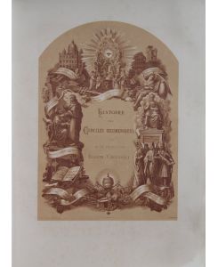 Histoire des Concile Oecumeniques. 3 parties en 1 volume. (= Actes et Histoire du Concile Oecumenique de Rome 1869, vol. IV).
