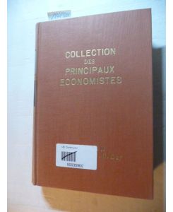 Collection des Principaux Economistes - Tome 11 Oeuvres de Jean-Baptiste Say (III. ) - Réimpression de l'èdition 1852