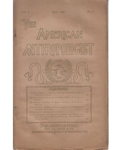 The American Anthropologist Vol. X No. 6 1897.
