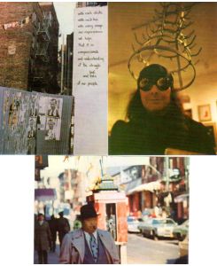 Chinatown - Hauswand/Chinatown - James Lee Byars. Originalgrafik Serie 7 - New York - Nr. 1 + 2 / Originalgrafik Serie E - Nr. 1.