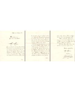 Industrieller und Politiker (1854-1902). Brief von Sekretärshand, m. eigenh. U. (FAKrupp).