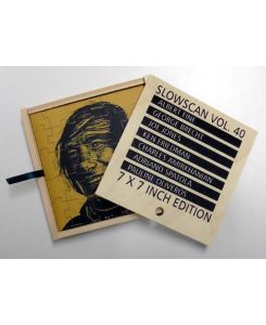 Slowscan Vol. 40. Albert Fine - George Brecht - Joe Jones - Ken Friedman - Charles Amirkhanian - Adriano Spatola - Pauline Oliveros. 7 x 7 Inch Edition.