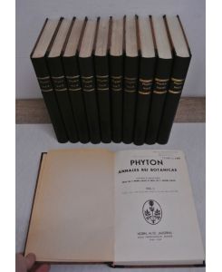 Phyton. Annales rei botanicae. Vol. 1 - 11 (1948 - 1966).