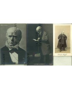 Männerporträt - Stehend, mit in die Seiten gestützten Armen [mit hds. Titel: Adolf Menzel, verstorben 9 Februar 1905].