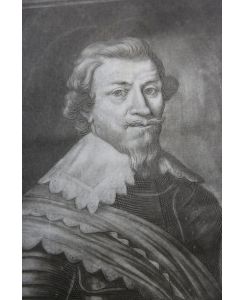 Ernst Casimir (Nassau)Porträt Schabkunst Bezeichnet : Ernst Kasimir Graaf van Nassau enz. enz. enz