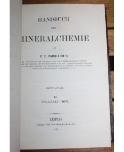 Handbuch der Mineralchemie Zweite Auflage I. Allgemeiner Teil. ; Specieller Teil; Ergänzungsheft zur 2ten Auflage 3 Bände ( 2 in einem Band gebunden)