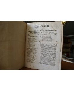 Wochenblatt für die Amtsbezirke Offenburg, Oberkirch, Achern, Rheinbischofsheim, Kork, Gengenbach, Haslach und Wolfach. Jahrgang 1850.