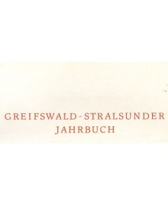 Das Aufkommen der Ansichtspostkarte in Stralsund.   - GREIFSWALD-STRALSUNDER JAHRBUCH, BAND 5.