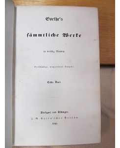 Sämmtliche Werke. Vollständige, neugeordnete Ausgabe. Band 1-30 in 20 Bänden ( so vollständig, teils Doppelbände ).