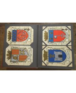 Postkartenalbum Französische Wappen. // Album carte postale armoiries françaises.