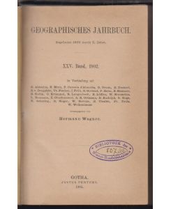 Geographisches Jahrbuch. Begr. 1866 durch E. Behm. Hrsg. v. Hermann Wagner.
