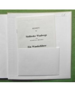 Südtiroler Waalwege.   - Ein Bildwanderbuch.