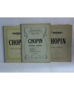 Chopin. Polonaisen / Diverse Stücke / Prälidien und Rondos / 3 Bände
