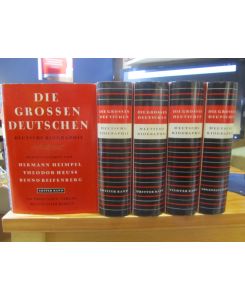 Die Grossen Deutschen; Deutsche Biographie (4 Bände + Ergänzungsband)