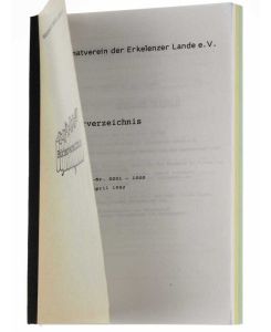 Bücherverzeichnis. Lfd. Archiv-Nr. 0001 - 1000. Stand April 1992.