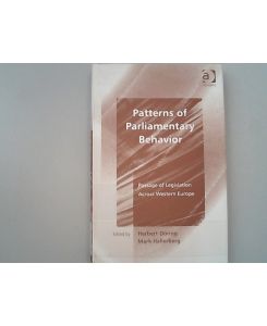 Patterns of Parliamentary Behavior: Passage of Legislation Across Western Europe.