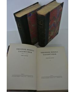 Theodor Herzls Tagebücher. 3 Bände (komplett). Numerierte Ausgabe.