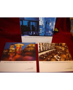 3er Konvolut Jahrbücher: Die Akademie am Gendarmenmarkt. Berlin-Brandenburgische Akademie der Wissenschaften 2009/10, 2010/11, 2011/12.   - (3 Bände).