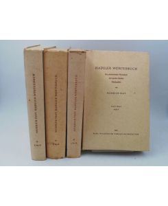 Hadeler Wörterbuch - vollständig 4 Bücher zusammen: Der plattdeutschte Wortschatz des Landes Hadeln (Niederelbe). Erster bis vierter Band.