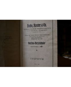 Dahs, Reuter & Co. Jüngsfelder Baumschulen. Sorten-Verzeichnis 1925.