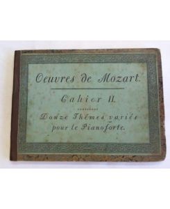 Oeuvres Complettes. Cahier II. Douze Themes varies pour te Pianoforte
