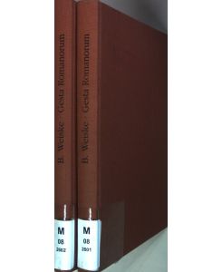 Gesta Romanorum (2 Bände KOMPLETT) - Bd. I: Untersuchungen zu Konzeption und Überlieferung/ Bd. 2: Texte, Verzeichnis.