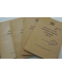 Records of the Geological Survey of Uganda, 1951 - 1958. (5 Bde / 5 vol. set)