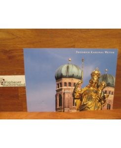 Autogramm Friedrich Kardinal Wetter Erzbischof  München Freising handsigniert 2# 