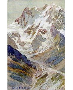 Monte Rosa.   - Serie Die Alpen II, Nr. 7.