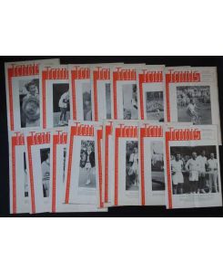 16 Hefte Tennis - Amtliches Organ des deutschen Tennisbundes von 1953 , Einzelheftverkauf möglich!