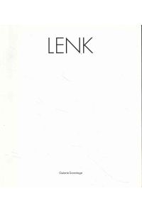 Thomas Lenk.   - Ausstellung, Galerie Eremitage, Berlin, 25. April bis 30. Juni 1993. Text Hermann Wiesler.