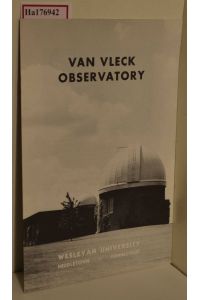 Van Vleck Observatory.